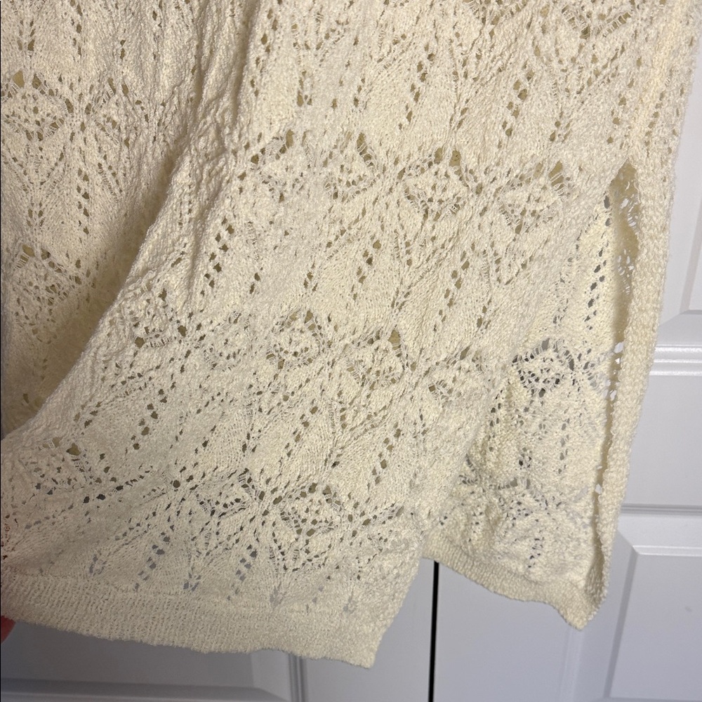NWT A new day Cream Lace Pencil Skirt - Picture 6 of 9